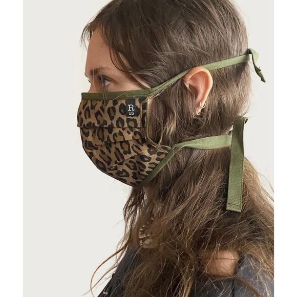 R13 Leopard Face Mask - Picture 4 of 5